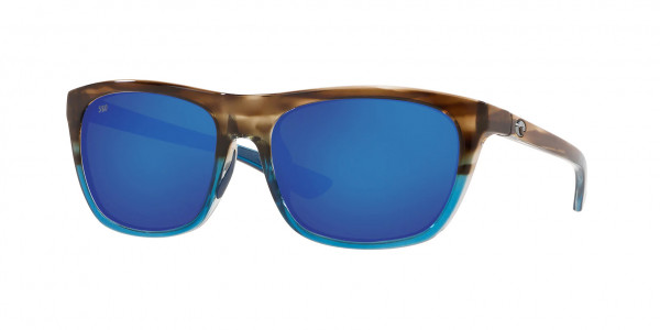 Costa Del Mar 6S9005 CHEECA Sunglasses, 900515 CHEECA 251 SHINY WAHOO BLUE MI (BEIGE)