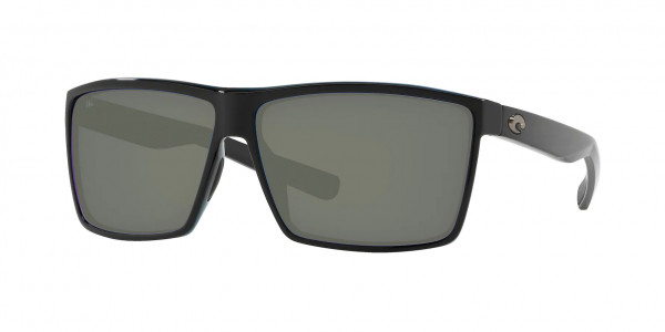 Costa Del Mar 6S9018 RINCON Sunglasses, 901832 RINCON 11 SHINY BLACK GRAY 580 (BLACK)
