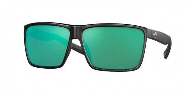 Costa Del Mar 6S9018 RINCON Sunglasses, 901836 RINCON BLACK GREEN MIRROR 580G (BLACK)