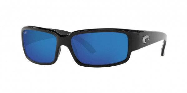 Costa Del Mar 6S9025 CABALLITO Sunglasses, 902513 CABALLITO 11 SHINY BLACK BLUE (BLACK)