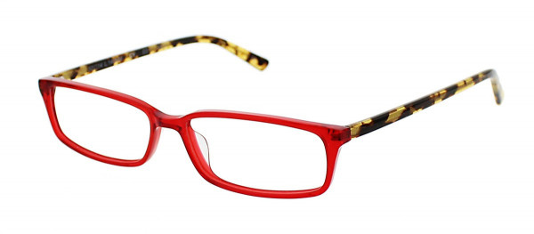 Red Raven CLEARVISION SPLIT PEAK Eyeglasses, Red