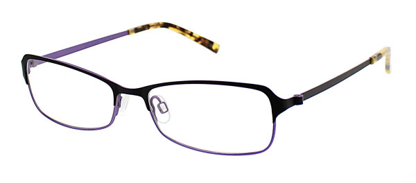 Red Raven CLEARVISION WAGNER Eyeglasses, Black Purple Fade