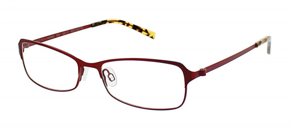 Red Raven CLEARVISION WAGNER Eyeglasses, Red Matte