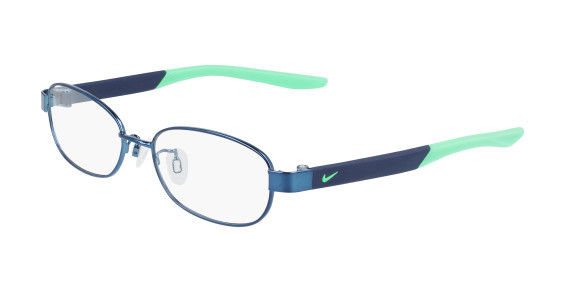 Nike NIKE 5026AF Eyeglasses, (403) NAVY/ELECTRO GREEN