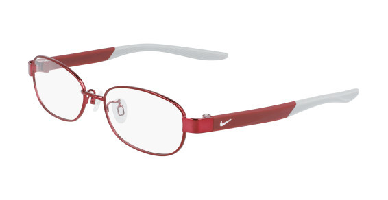 Nike NIKE 5026AF Eyeglasses, (602) TEAM RED/WOLF GREY