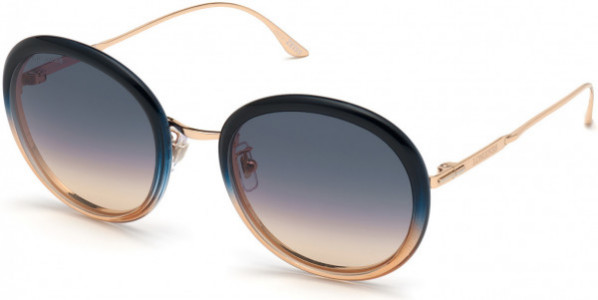 Longines LG0011-H Sunglasses, 92W - Blue/other / Gradient Blue