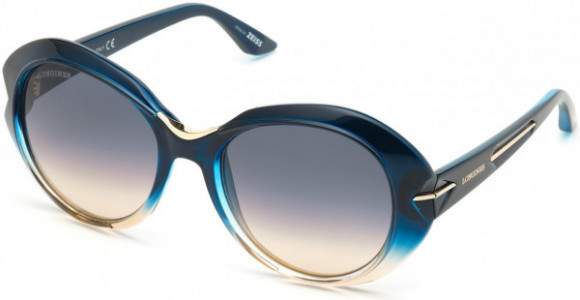 Longines LG0012-H Sunglasses, 92W - Blue/other / Gradient Blue