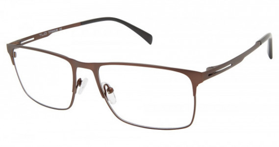 TLG LYNU043 Eyeglasses, C02 MATTE DK BROWN