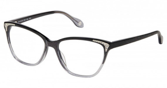 Fysh UK F-3657 Eyeglasses, S400-ONYX CRYSTAL
