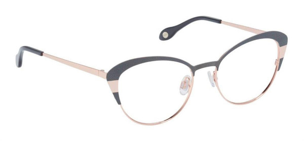 Fysh UK F-3656 Eyeglasses, (M203) GREY ROSE GOLD