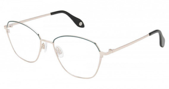 Fysh UK F-3653 Eyeglasses, S204-TEAL ROSE GOLD