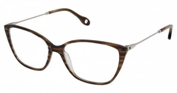 Fysh UK F-3650 Eyeglasses, S402-BROWN GOLD