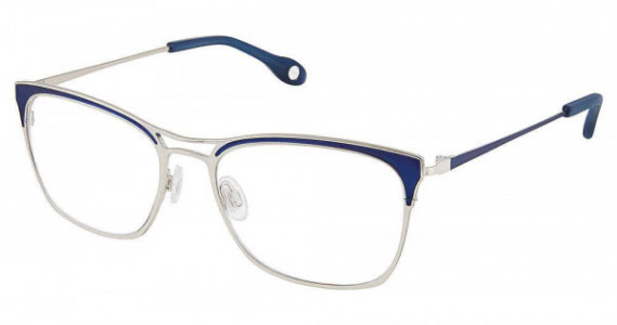 Fysh UK F-3645 Eyeglasses, S205-SILVER BLUE