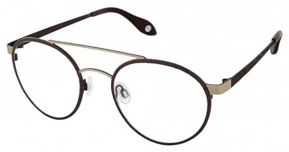 Fysh UK F-3641 Eyeglasses, M202-BROWN GOLD