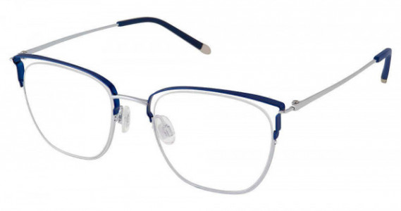 Fysh UK F-3639 Eyeglasses, S201-NAVY ICE BLUE