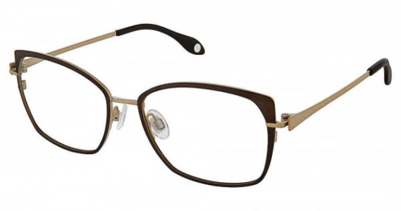 Fysh UK F-3636 Eyeglasses, M102-BROWN GOLD