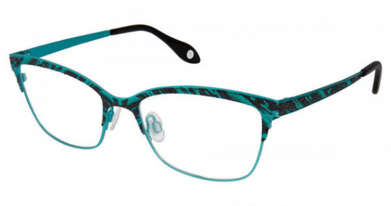 Fysh UK F-3633 Eyeglasses, M104-TEAL