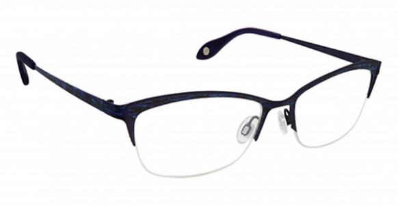 Fysh UK F-3619 Eyeglasses, (878) SAPPHIRE