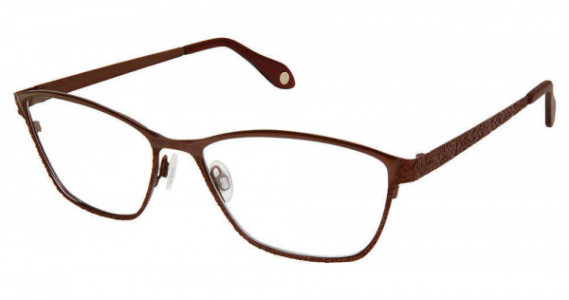 Fysh UK F-3610 Eyeglasses, 844-BROWN