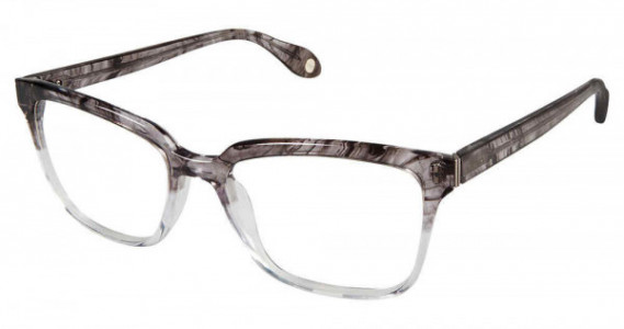 Fysh UK F-3608 Eyeglasses, 835-GREY CRYSTAL