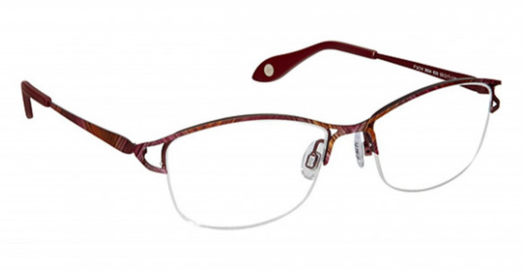 Fysh UK F-3604 Eyeglasses, (820) APRICOT FUCHSIA