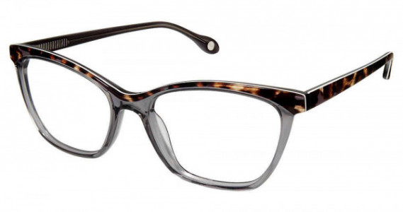 Fysh UK F-3603 Eyeglasses, 818-GREY LEOPARD