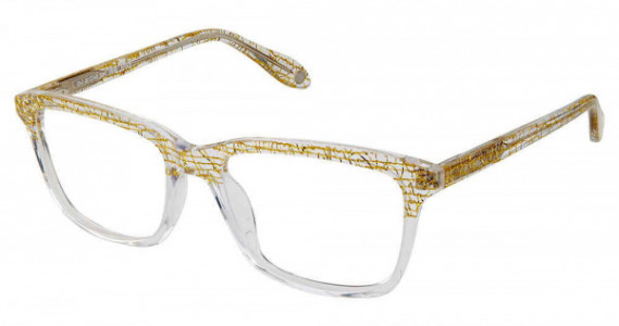 Fysh UK F-3590 Eyeglasses, 763-CRYSTAL GOLD