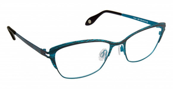 Fysh UK F-3577 Eyeglasses, (720) TEAL TURQUOISE
