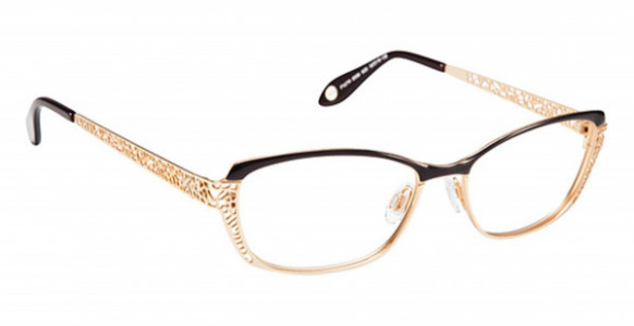 Fysh UK F-3556 Eyeglasses, (635) F-3556BLACK GOLD