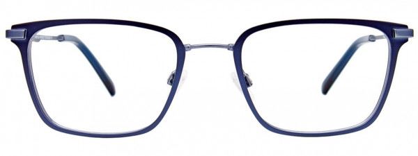 EasyTwist ET997 Eyeglasses, 050 - Matt Navy & Light Blue