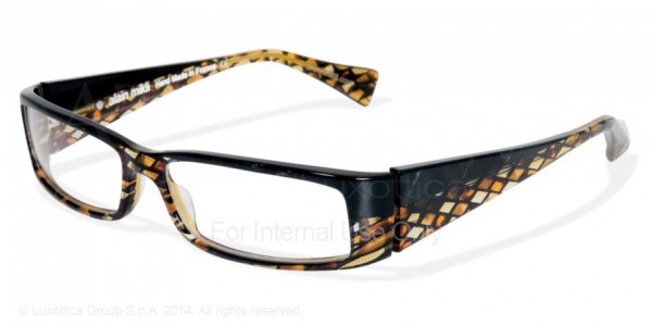 Alain Mikli A00412 - AL0412 Eyeglasses, G02T PEARL BLACK-BROWN TOR LOS-YEL