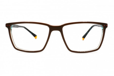 Eyecroxx EC522A LIMITED STOCK Eyeglasses, C2 Khaki Orange Demi