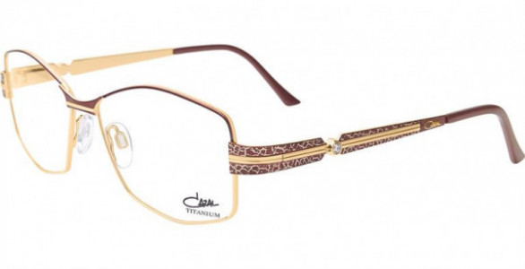 Cazal CAZAL 1253 Eyeglasses, 002 BORDEAUX-GOLD