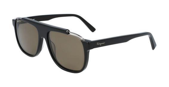 Ferragamo SF1011S Sunglasses, (001) BLACK