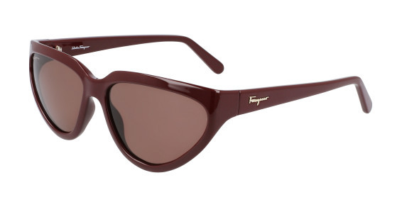 Ferragamo SF1017S Sunglasses, (604) BURGUNDY