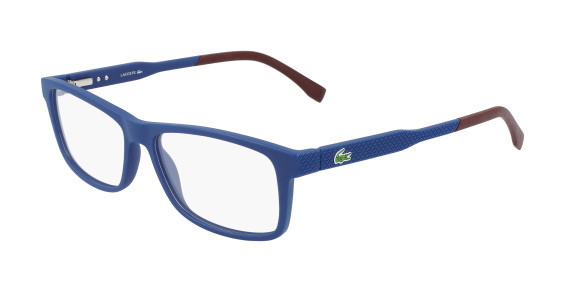 Lacoste L2876 Eyeglasses, (424) BLUE MATTE