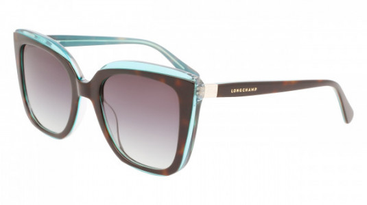 Longchamp LO689S Sunglasses, (265) HAVANA/PETROL
