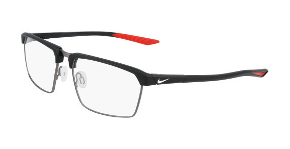 Nike NIKE 8052 Eyeglasses, (076) MATTE ANTHRACITE/UNIV RED