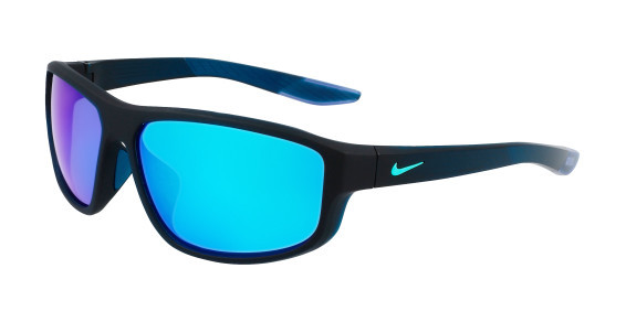 Nike NIKE BRAZEN FUEL M DJ0803 Sunglasses, (420) MATTE SPACE BLUE/GREY-TURQ