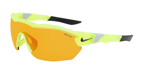 Nike NIKE SHOW X3 ELITE L E DJ5560 Sunglasses, (012) MATTE VOLT/ROAD-RED MIRROR