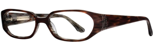 Dana Buchman Opal Eyeglasses, Burgundy Horn