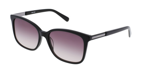 Nine West NW644S Sunglasses, (001) BLACK