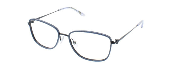 BCBGMAXAZRIA EMLYN Eyeglasses, Blue Denim