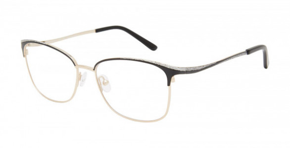Exces PRINCESS 159 Eyeglasses, 522 SHINY BLACK-GOLD