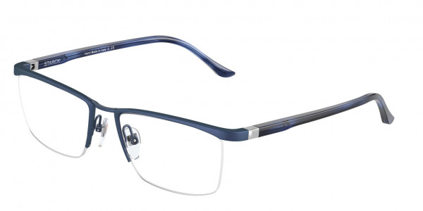 Starck Eyes SH2052 Eyeglasses, 0002 ANTIQUE BLUE (BLUE)