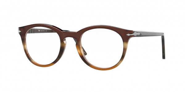 Persol PO3259V Eyeglasses, 1136 STRIPED BROWN & GREY & BEIGE (MULTI)