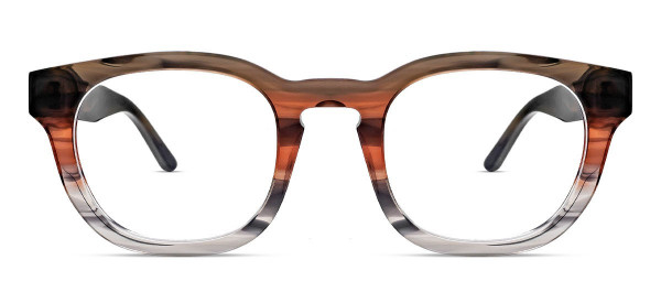 Thierry Lasry DYSTOPY Eyeglasses, Brown & Red & Grey Gradient