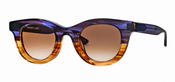 Thierry Lasry CONSISTENCY Sunglasses, Purple & Brown