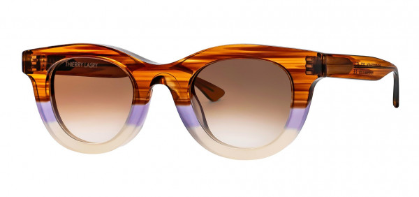 Thierry Lasry CONSISTENCY Sunglasses, Brown/ Purple & Milk