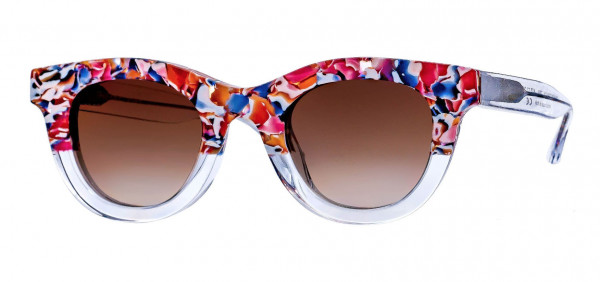 Thierry Lasry CONSISTENCY Sunglasses, Floral Pattern & Clear